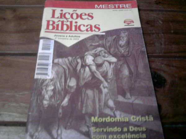 Lições Biblica Mordomia Critã - Mestre